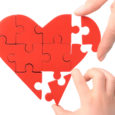 Cuore simbolo della donazione di sangue AIDAS - salvare vite attraverso la donazione