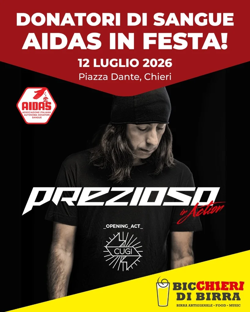 Donatori di sangue Aidas in festa - Prezioso - 12 Luglio 2026