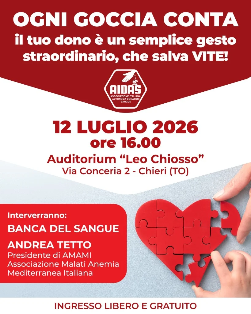 Ogni goccia conta - 12 Luglio 2026